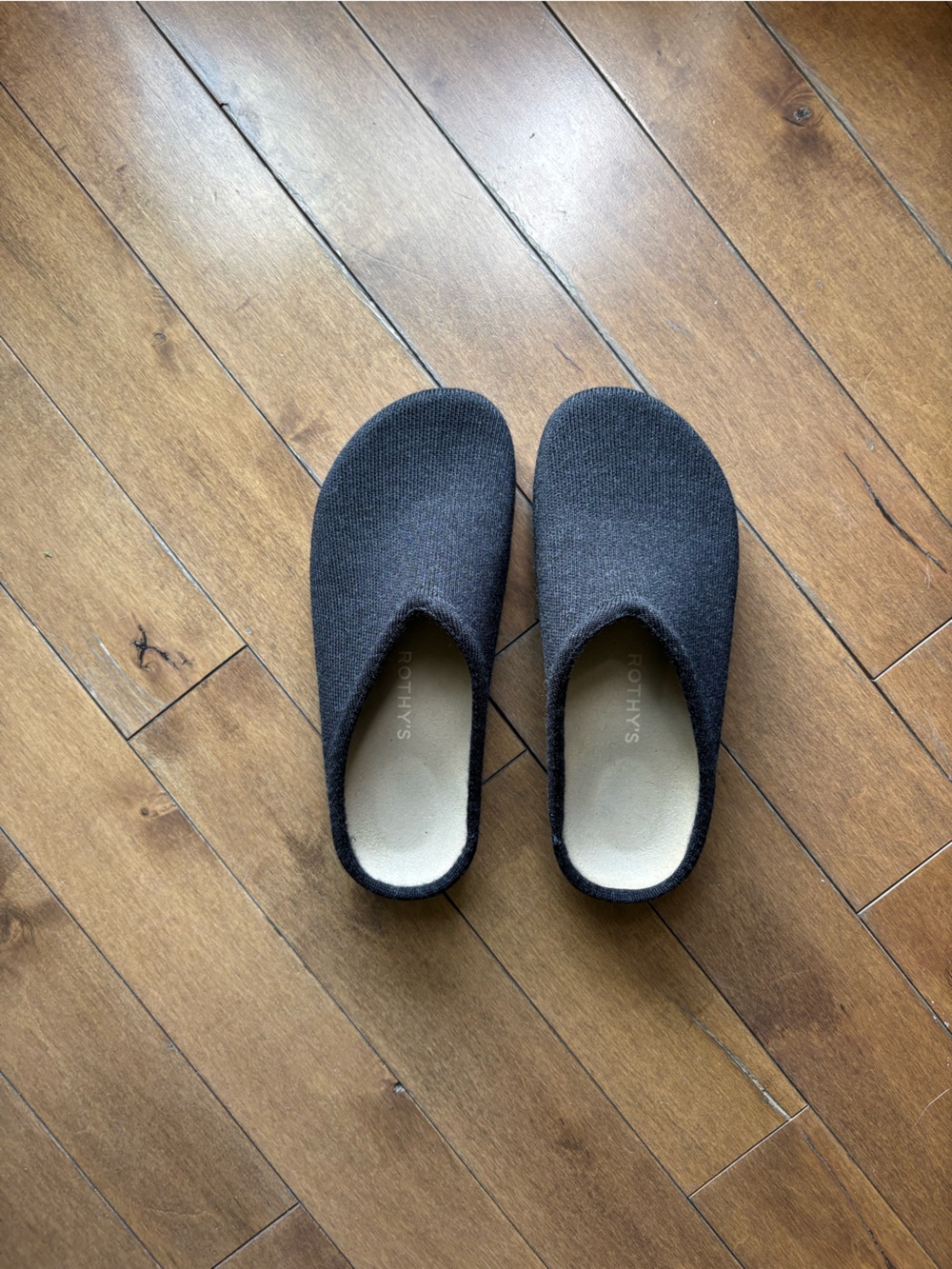Rothy's Casual Clog | Charcoal | Size 7 | Barely Worn
